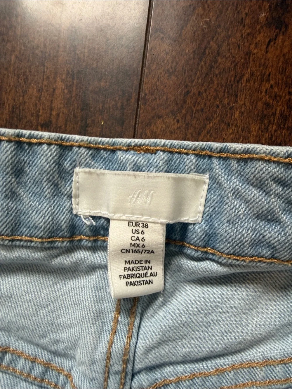 H&M High-Rise Light Blue Jeans